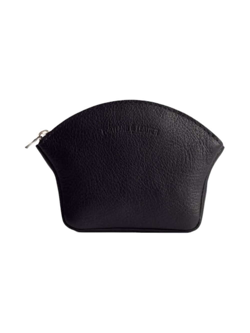PORTLAND LEATHER Seashell Pouch Pebbled Black